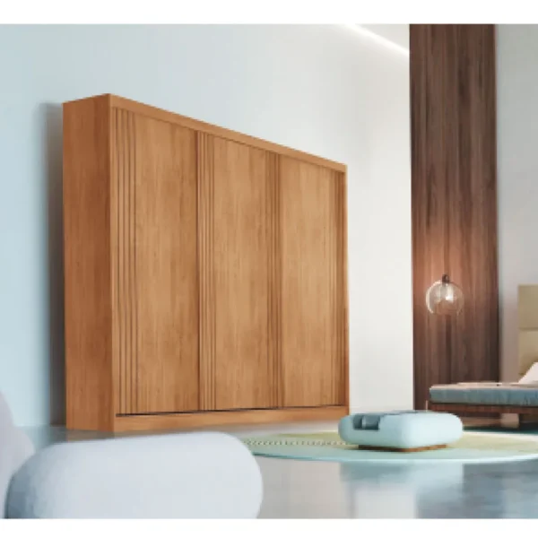 Guarda Roupa Oslo 3 Portas de Correr 100%MDF Rufato